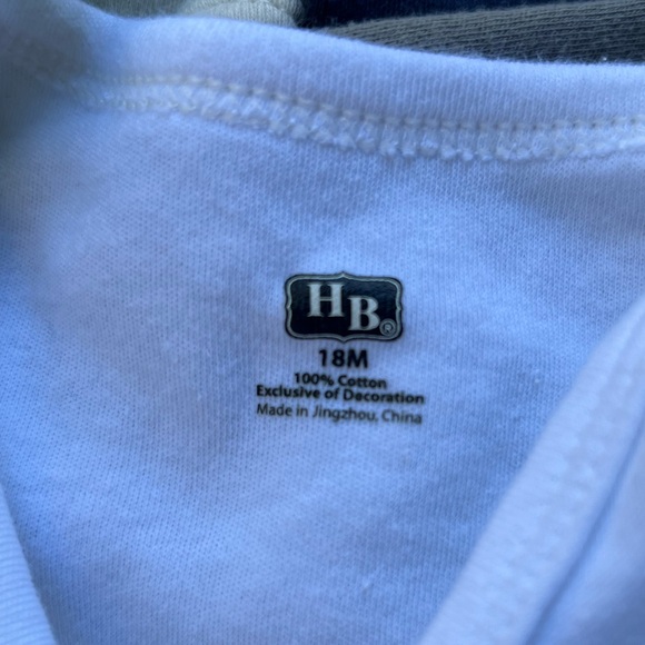 8 HB Infant Baby Toddler Colorful Snap Bodysuit Onesies - Picture 4 of 8